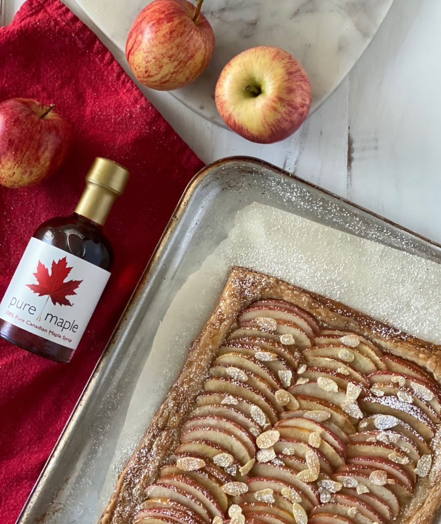 French apple & maple tart