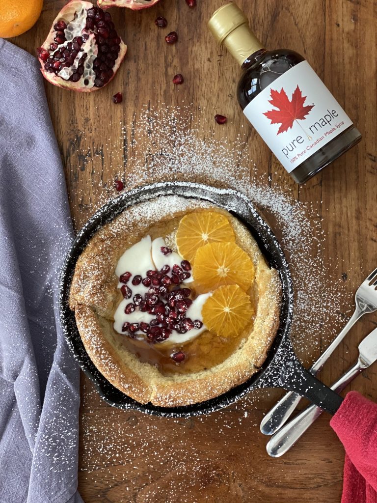 Christmas Dutch Baby Pancakes Pure Maple