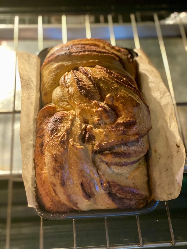 Maple Pumpkin Babka in the oven Pure Maple