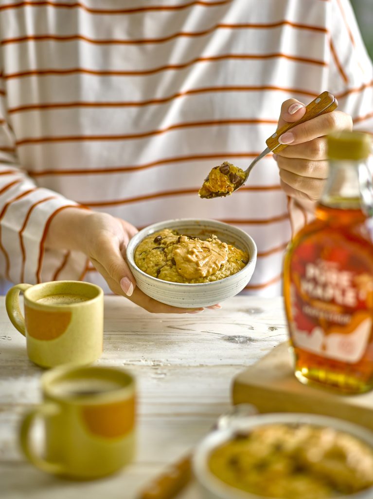 Pure Maple Syrup Baked Oats Breakfast
