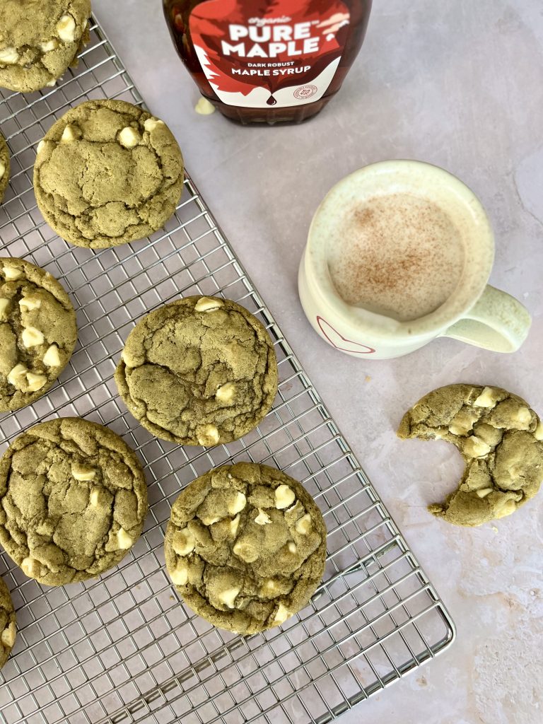 Maple Matcha Chocolate Chip Cookie