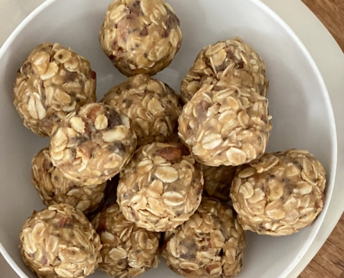 Maple Energy Bites in a bowl